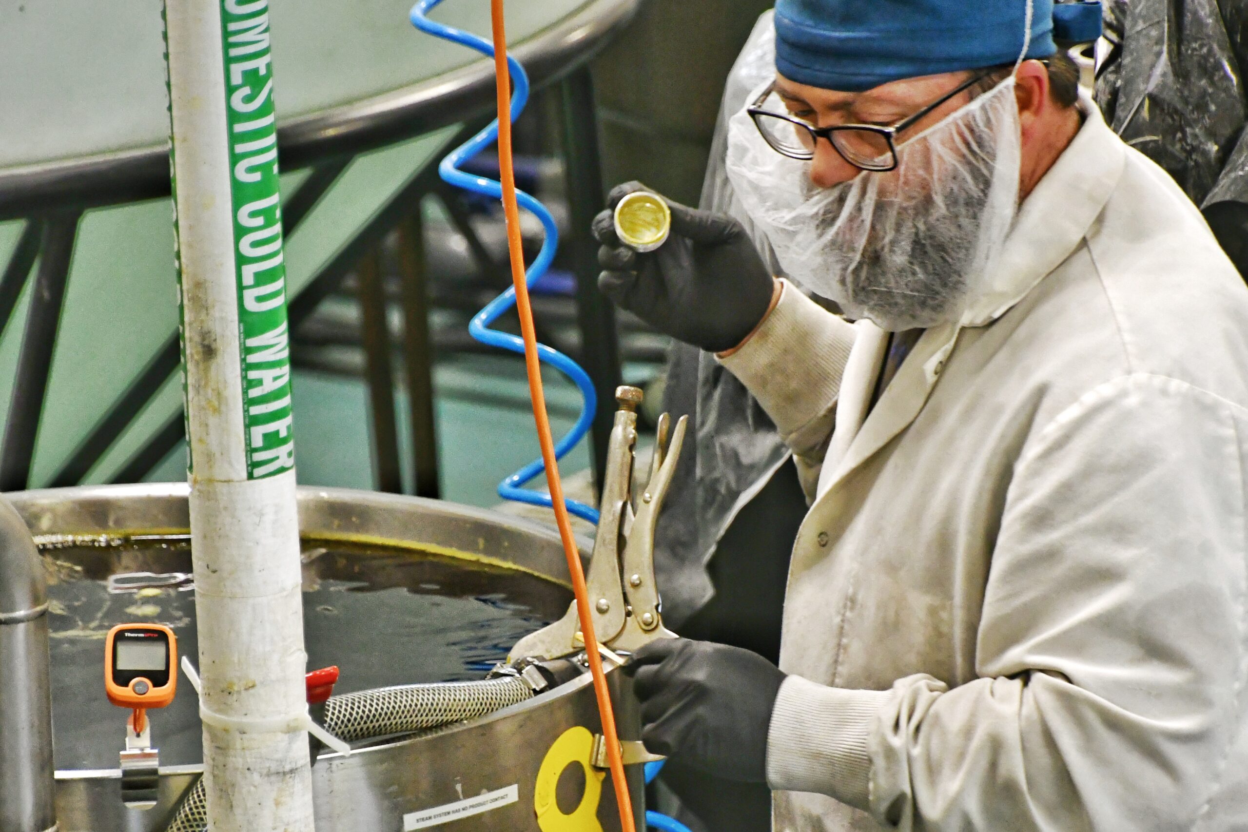 Chaé Manufacturing fragrance and product development bench