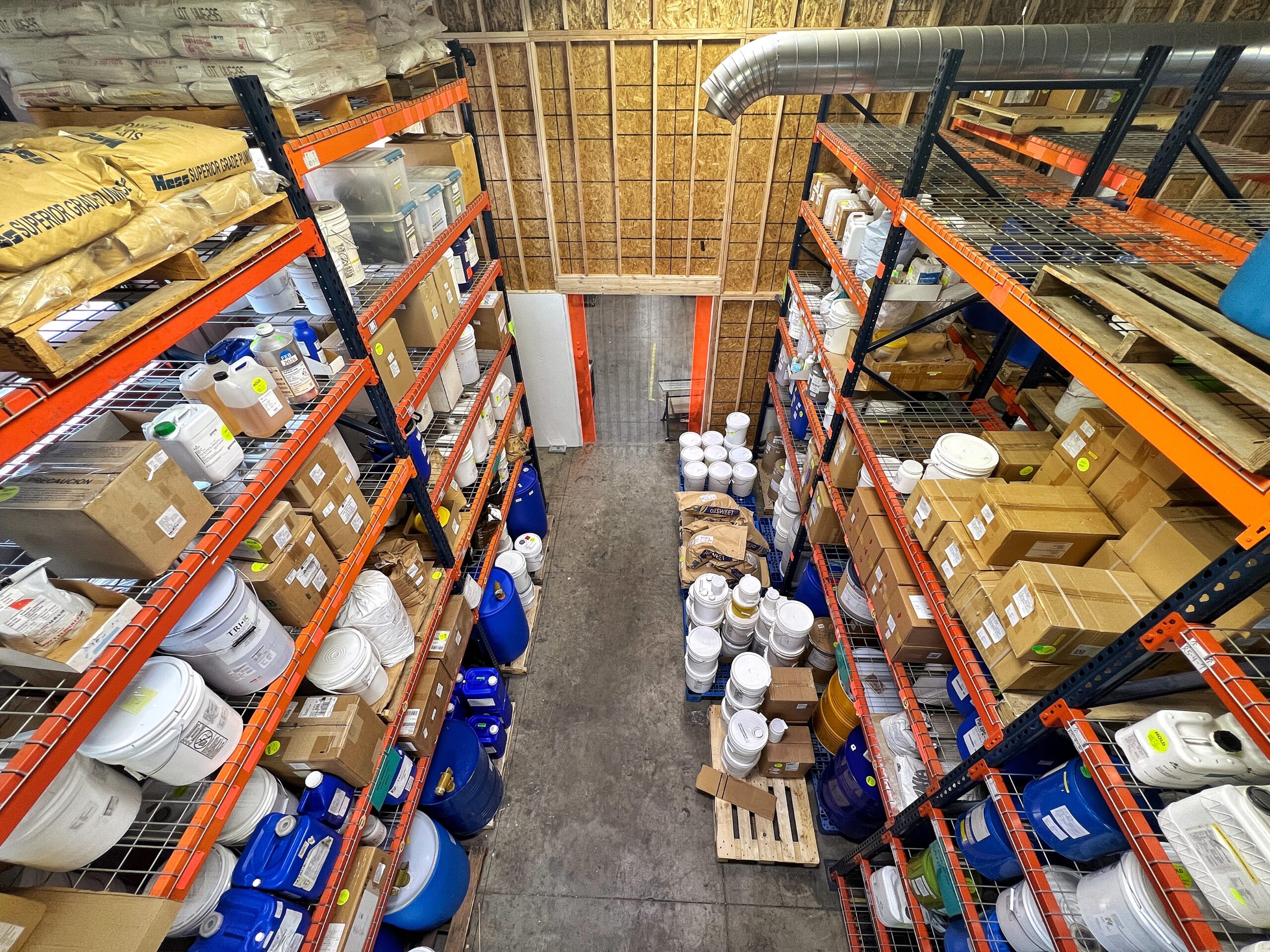 Chaé Manufacturing warehouse and facility view